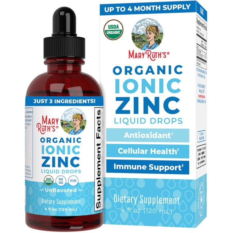Mary Ruth's Organic Ionic Zinc liquid drops with box, dietary supplement